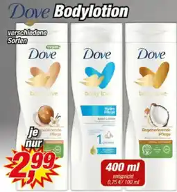 Posten Börse Dove Bodylotion Angebot