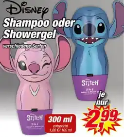 Posten Börse DISNEY Shampoo oder Showergel Angebot