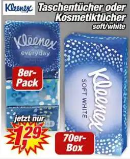 Posten Börse Kleenex Taschentücher oder Kosmetiktücher soft/white Angebot