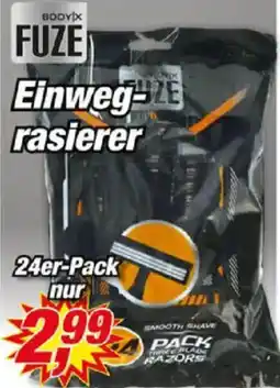 Posten Börse BODYX FUZE Einwegrasierer Angebot