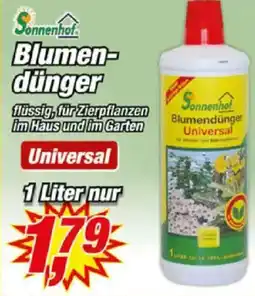 Posten Börse Sonnenhof. Blumendünger Angebot