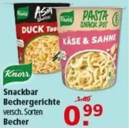 Multi Markt Knorr Snackbar Bechergerichte Angebot
