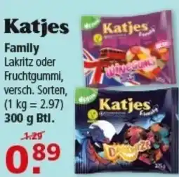 Multi Markt Family Lakritz oder Fruchtgummi Angebot