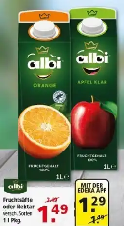 Multi Markt albi Fruchtsäfte oder Nektar Angebot