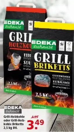 Multi Markt EDEKA Grill-Holzkohle oder Grill-Holzkohle Briketts Angebot