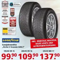 Multi Markt GOOD YEAR Ganzjahresreifen „Vector 4 Seasons GEN-3" Angebot
