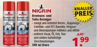 Multi Markt NIGRIN Bremsen- und Teile-Reiniger Angebot