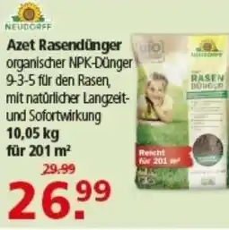 Multi Markt NEUDORFF Azet Rasendünger Biol Angebot