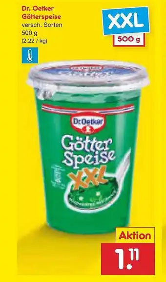 Netto Marken-Discount Dr. Oetker Götterspeise Angebot