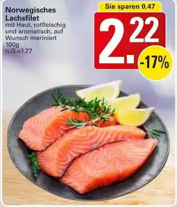 WEZ Norwegisches Lachsfilet Angebot