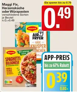 WEZ Maggi Fix, Herzensküche oder Würzpasten Angebot