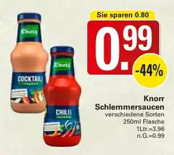 WEZ Knorr Schlemmersaucen Angebot
