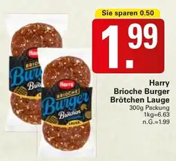 WEZ Harry Brioche Burger Brötchen Lauge Angebot