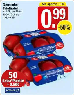 WEZ Deutsche Tafeläpfel Angebot
