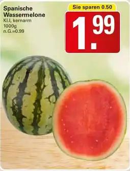 WEZ Spanische Wassermelone Angebot