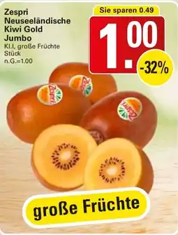 WEZ Zespri Neuseeländische Kiwi Gold Jumbo Angebot