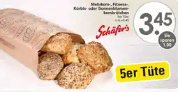 WEZ Schäfer's Mehrkorn-, Fitness-, Kürbis- oder Sonnenblumenkernbrötchen Angebot