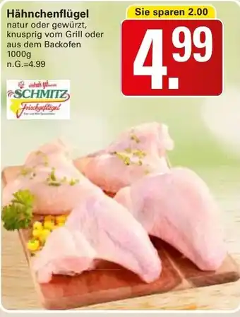 WEZ SCHMITZ Hähnchenflügel Angebot
