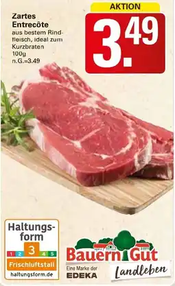 WEZ Bauern Gut Zartes Entrecôte Angebot