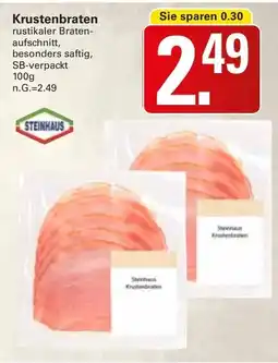 WEZ STEINHAUS Krustenbraten Angebot