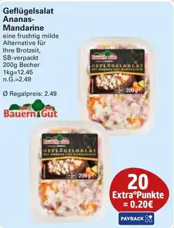 WEZ Bauern Gut Geflügelsalat Ananas Mandarine Angebot