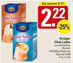 WEZ Krüger Chai Latte Angebot
