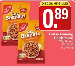 WEZ Gut & Günstig Salzbrezeln Angebot