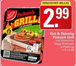 WEZ Gut & Günstig Picknick Grill Angebot