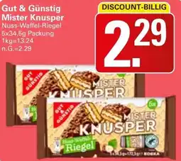 WEZ Gut & Günstig Mister Knusper Angebot