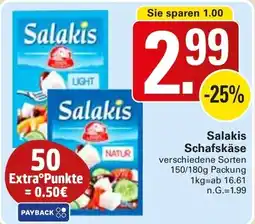 WEZ Salakis Schafskäse Angebot