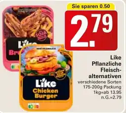 WEZ Like Pflanzliche Fleischalternativen Angebot