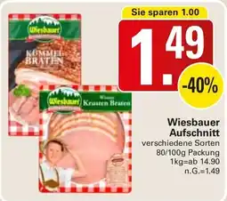WEZ Wiesbauer Aufschnitt Angebot