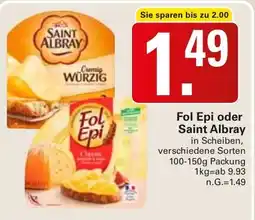 WEZ Fol Epi oder Saint Albray Angebot