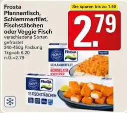 WEZ Frosta Pfannenfisch, Schlemmerfilet, Fischstäbchen oder Veggie Fisch Angebot