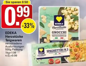 WEZ EDEKA Herzstücke Teigwaren Angebot