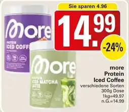 WEZ more Protein Iced Coffee Angebot