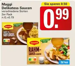 WEZ Maggi Delikatess Saucen Angebot