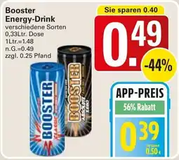WEZ Booster Energy-Drink Angebot