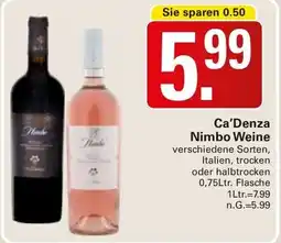 WEZ Ca'Denza Nimbo Weine Angebot