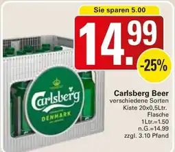 WEZ Carlsberg Beer Angebot