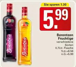 WEZ Berentzen Fruchtige Angebot