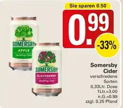 WEZ Somersby Cider Angebot