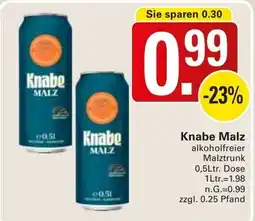 WEZ Knabe Malz Angebot