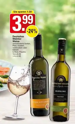 WEZ Deutsches Weintor Weine Angebot