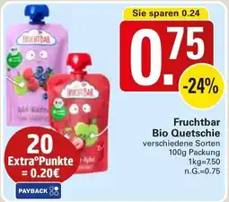 WEZ Fruchtbar Bio Quetschie Angebot