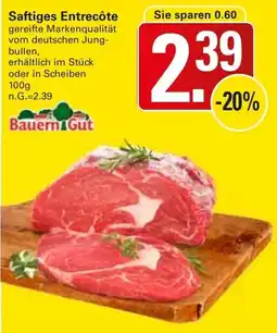 WEZ Bauern Gut Saftiges Entrecôte Angebot