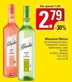 WEZ Blanchet Weine Angebot