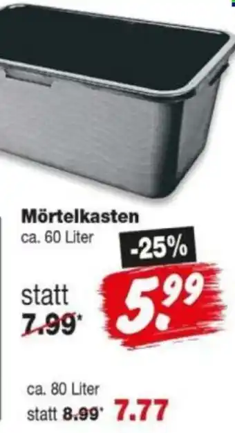 Repo Markt Mörtelkasten Angebot
