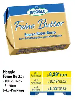 METRO MEGGLE Feine Butter Angebot