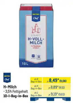 METRO METRO Chef H-Milch Angebot